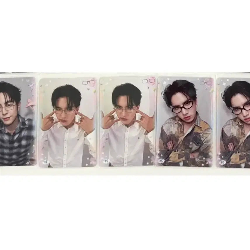 [BUNJANG] GMMTV SECONDS Book Fair Glasses Photocard Set / Gmmtv 씨킨 북페어 안경포카 세트