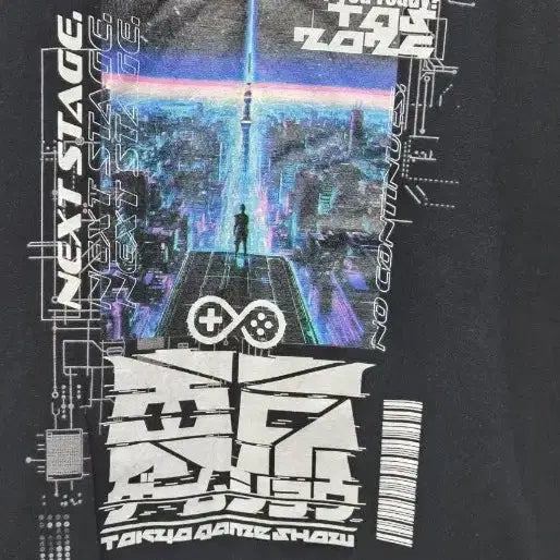 [BUNJANG] Tokyo Game Show Graphic T-Shirt Black / 도쿄 게임쇼 반팔 티셔츠 블랙