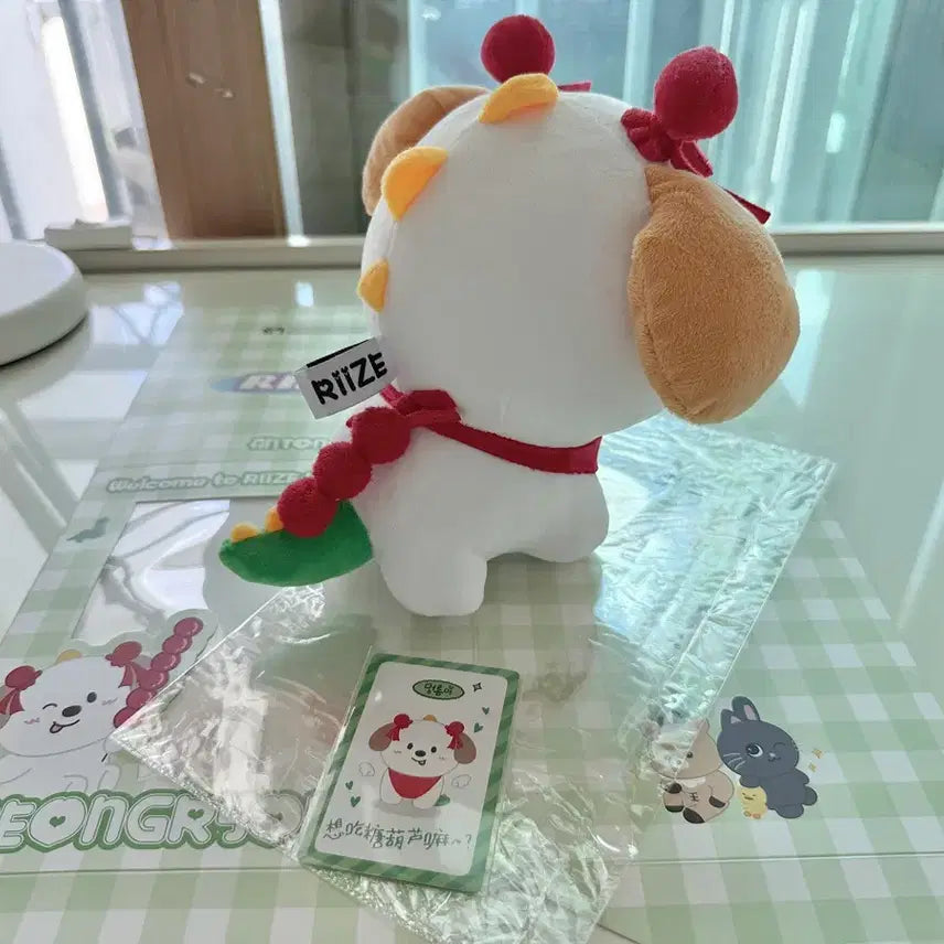 [BUNJANG] RIIZE Sungchan Meongryong 20cm Doll Photocard Bundle Set / 라이즈 상하이 팝업 앤톤 멍룡이 20cm 인형