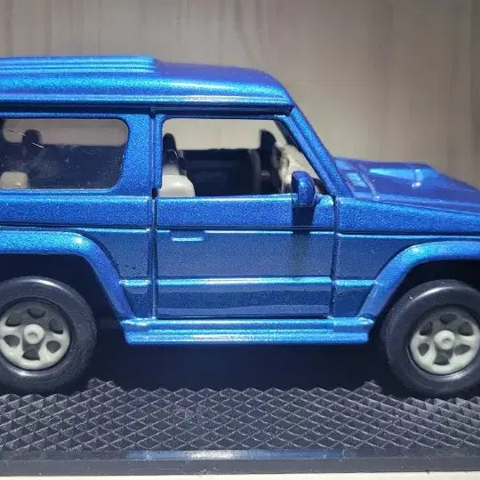 [BUNJANG] Chang Myung Galloper Mini Car Blue / 창명 갤로퍼 미니카