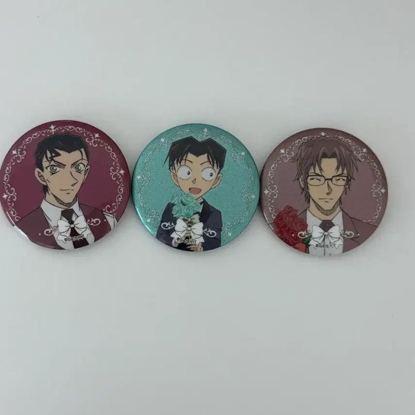 [BUNJANG] Detective Conan 30th Anniversary Exhibition Can Badge Set / 명탐정코난 30주년 전시회 캔뱃지