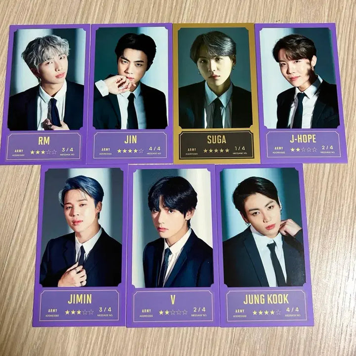 [BUNJANG] BTS Bang Bang Con Mini Photocard Bundle Set / 방탄소년단 방탄 bts 방방콘 미니 포토카드 메시지카드 일괄