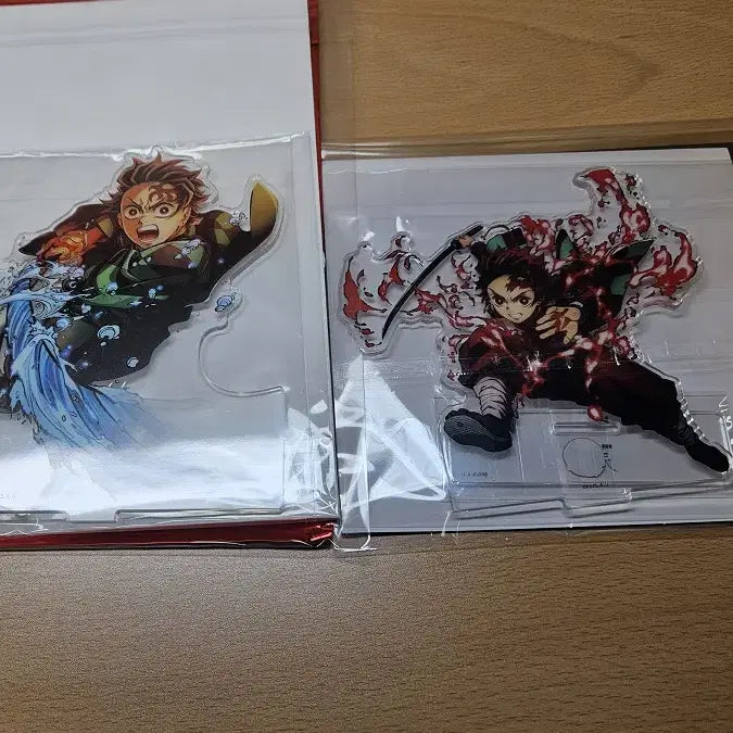 [BUNJANG] Demon Slayer Tanjiro Mugen Train &amp; Mugen Castle Arc Kibi Visual Acrylic Stand Bundle Set / (일괄) 귀멸의 칼날 탄지로 무한열차편, 무한성편 키비주얼 아크릴 스탠드