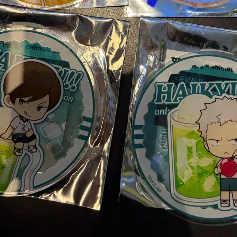 [BUNJANG] Haikyu!! Cafe Acrylic Coaster Date Tech High School Bundle Set / (일괄)하이큐 카페 아크릴 코스터 다테공고