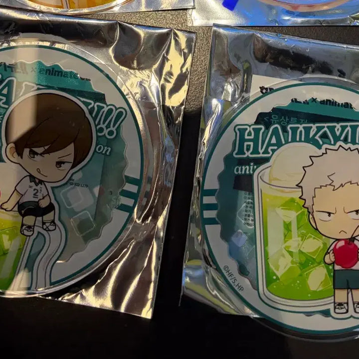 [BUNJANG] Haikyu!! Cafe Acrylic Coaster Date Tech High School Bundle Set / (일괄)하이큐 카페 아크릴 코스터 다테공고