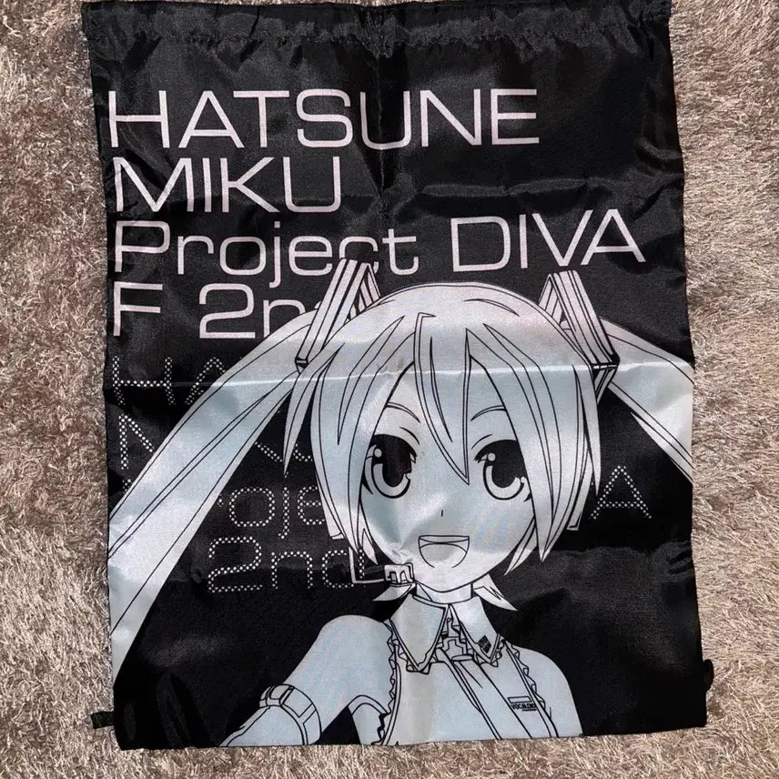[BUNJANG] Hatsune Miku Nap Sack Bag (Strap Not Included) / 하츠네 미쿠 냅삭 가방 ( 끈 없음 )