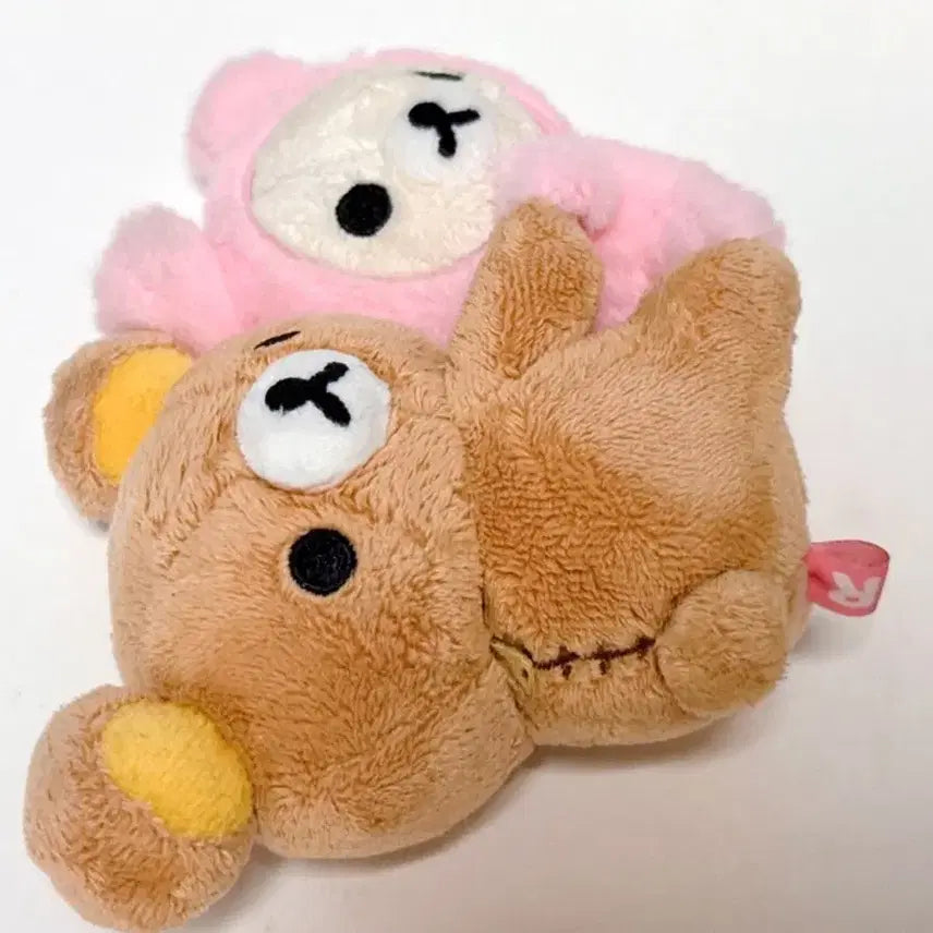[BUNJANG] Rilakkuma Korilakkuma Nakayoshi Hugging Doll Keychain / 리락쿠마 코리락쿠마 나카요시 안은 인형키링