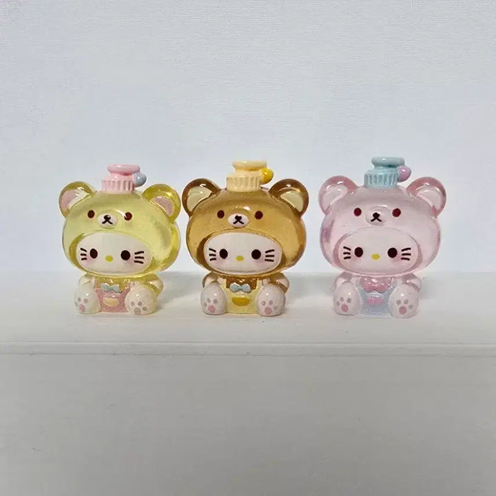[BUNJANG] Hello Kitty x Rilakkuma Collaboration Figure 3-Set / 키티 리락 피규어 3종 세트