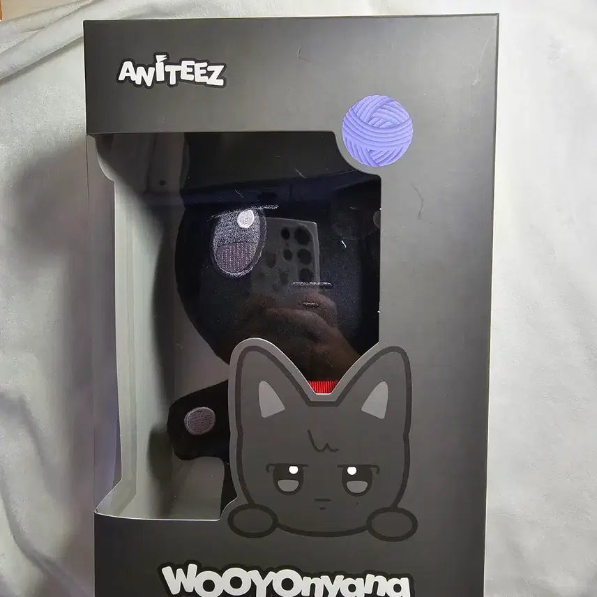 [BUNJANG] ATEEZ Wooyoung Wooyoong Plush Doll Photocard Included / 애니티즈 우요냥 봉제 인형 에이티즈 우영 (포카 포함)