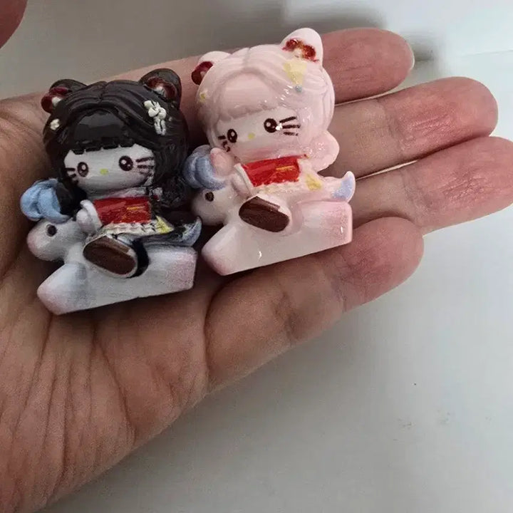 [BUNJANG] Hello Kitty Carousel Figure Set (3 Types) / 키티 목마 피규어 3종 세트
