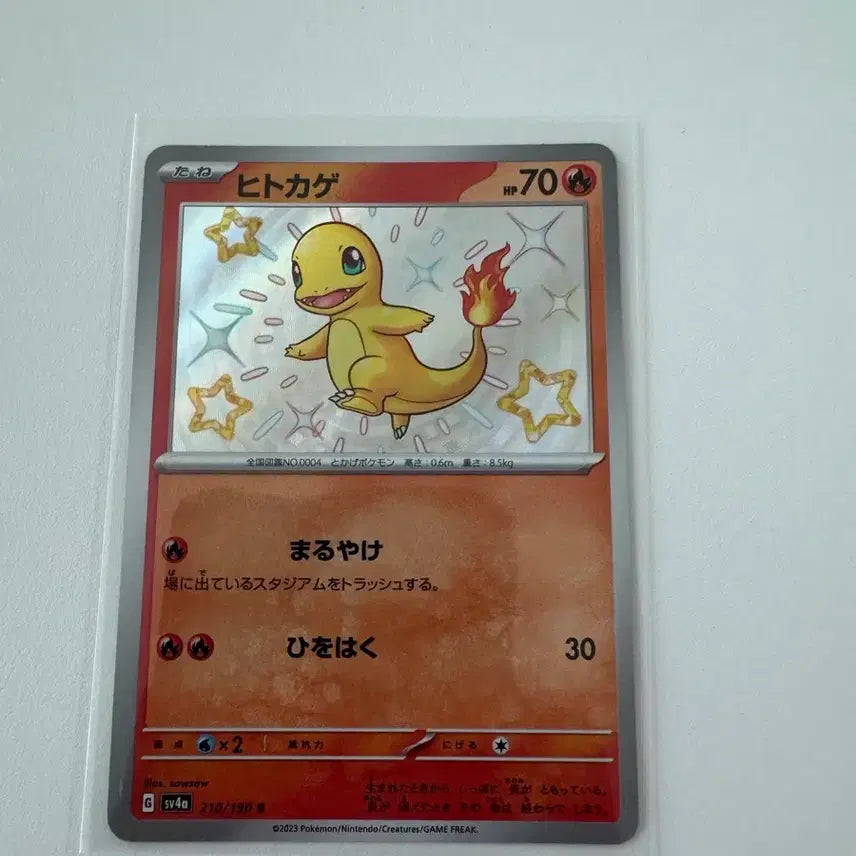 [BUNJANG] Pokemon Japanese Shiny Charmander / 포켓몬카드 일판 파이리 이로치