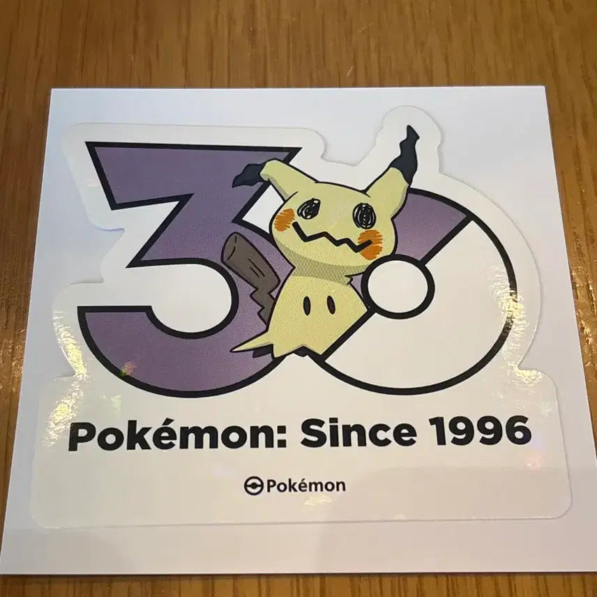 [BUNJANG] Pokemon 30th Anniversary Sticker Set - Tandemaus &amp; Greavard / 포켓몬스터 30주년 스티커 따라큐 미믹큐