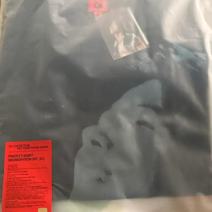 [BUNJANG] Cortis Sung-hyun Photo T-Shirt XL / 미개봉] 코르티스 cortis 성현 포토 티셔츠 양도 Photo T-shirt XL
