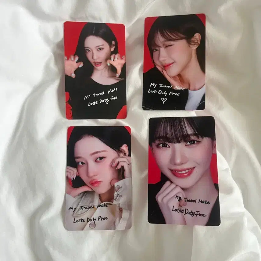 [BUNJANG] Aespa Lotte Duty Free Photocard Bundle Set Karina Winter Ningning Giselle / (일괄) 에스파 롯데면세점 포토카드 카리나 윈터 닝닝 지젤 양도