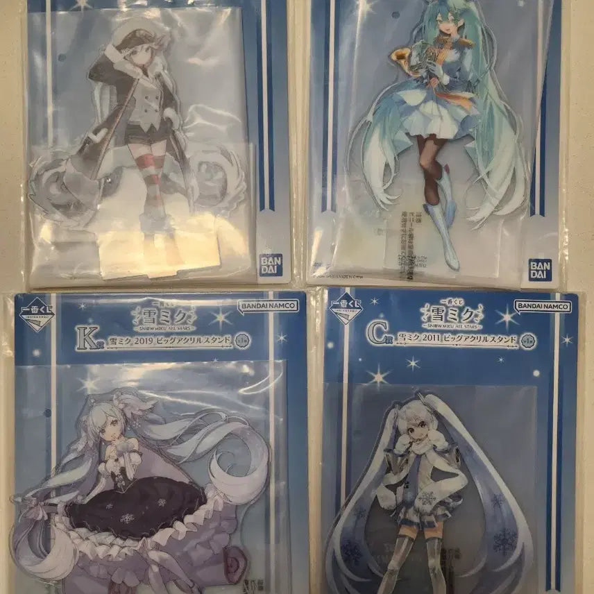 [BUNJANG] Hatsune Miku Large Acrylic Stand Bundle Set (4 Types) / 미쿠 대형아크릴 일괄