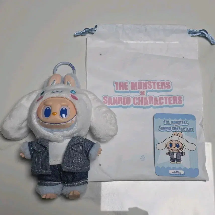 [BUNJANG] Pop Mart Sanrio Cinnamoroll Labubu Doll Pouch Card Set / 팝마트 산리오 시나모롤 라부부