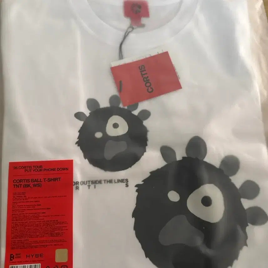 [BUNJANG] Cortis 26 Cortis Ball Tour T-shirt White WS / CORTIS 26 코르티스 볼 투어 티셔츠 화이트 WS