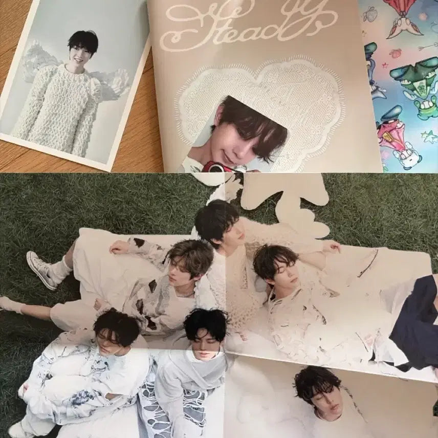[BUNJANG] NCT WISH Steady Album Unsealed Photocards / 보관용위시 스테디 앨범 특전포카포함 풀셋