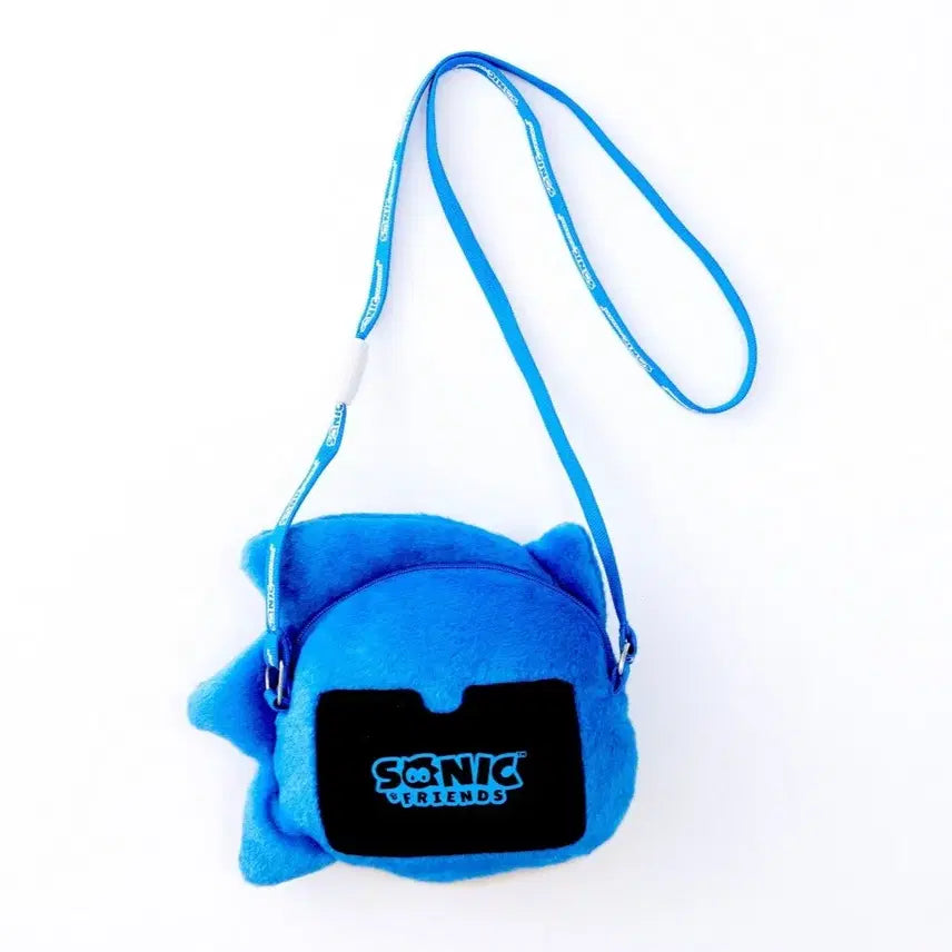 [BUNJANG] Sonic the Hedgehog Face Plush Bag / 소닉 더 헤지혹 얼굴인형가방