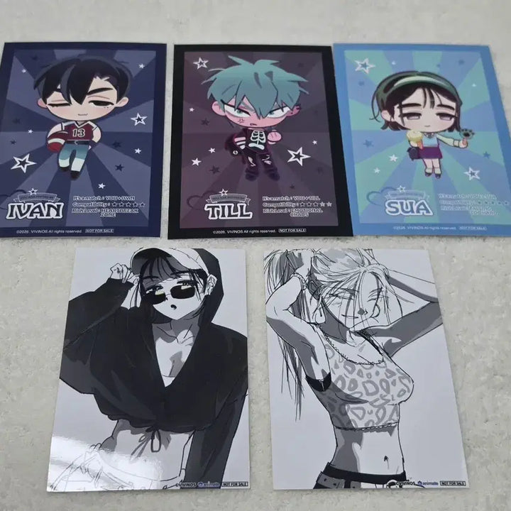 [BUNJANG] Astage Teen Postcard Set / 에이스테 하이틴 특전 브로마이드,애니메이트 특전 브로마이드 세트