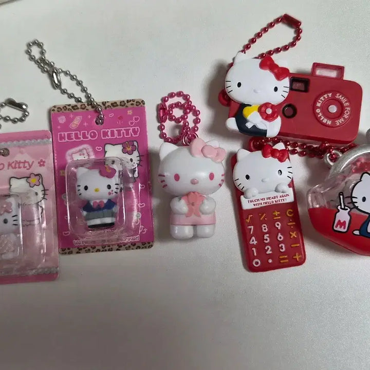 [BUNJANG] Hello Kitty Cherry Blossom Package Miniature Gacha Set / 키티 가챠 일괄 6종 키티 벚꽃 패키지 미니어쳐 50주년 가챠