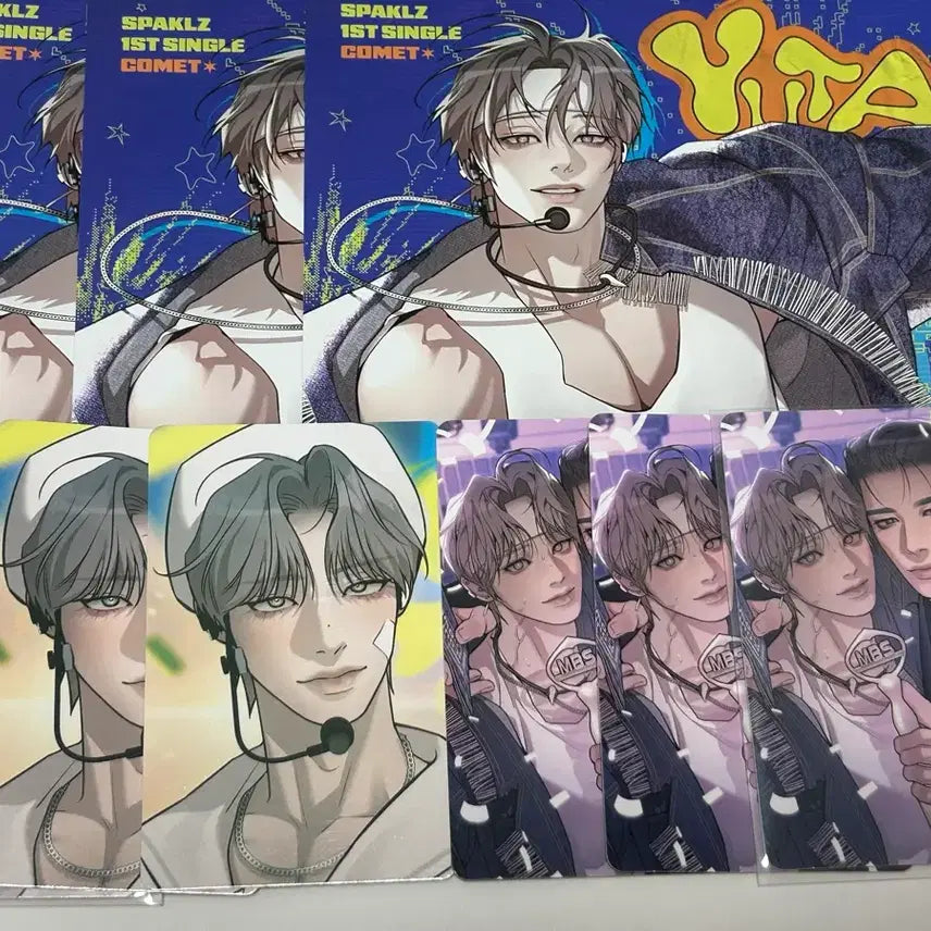[BUNJANG] Resin Sparkles Clam Boy Signature Bundle Set / 레진 스파클즈 조개소년 발화 시그 일괄