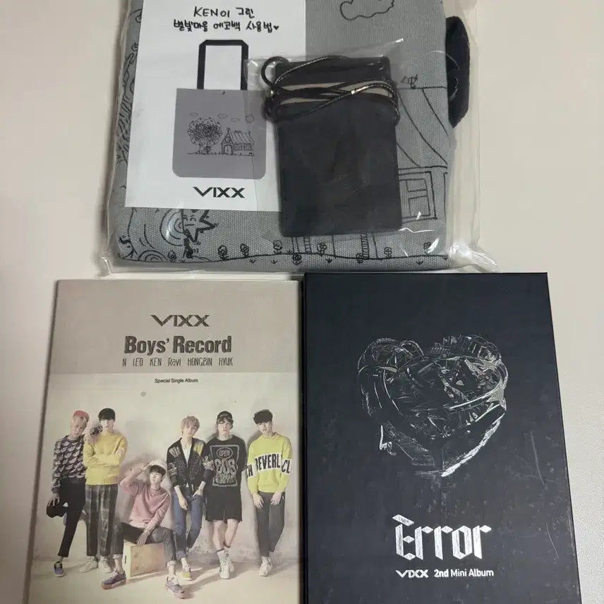 [BUNJANG] VIXX Album Set &amp; Starlight Village Eco Bag / VIXX 빅스 앨범, 팬클럽 에코백 세트