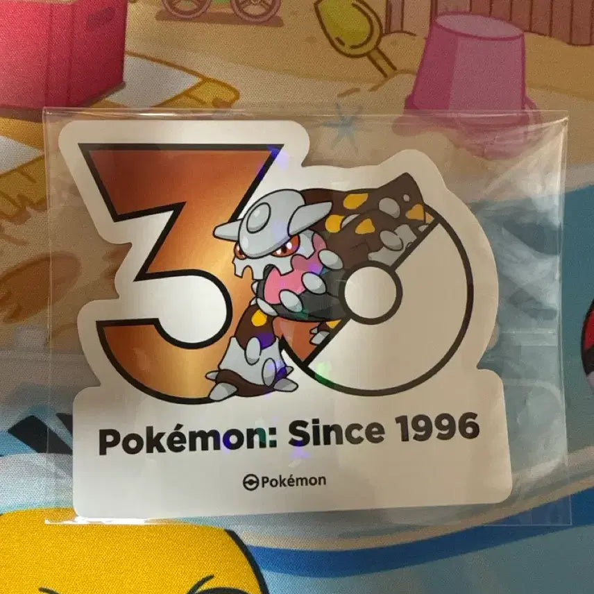 [BUNJANG] Pokemon 30th Anniversary Sticker - Hydreigon / 포켓몬스터 30주년 스티커 - 히드런
