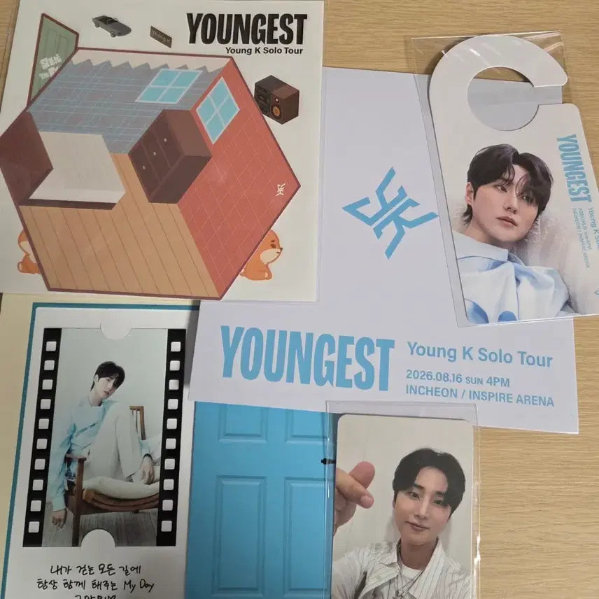 [BUNJANG] Young K Youngest Encore Concert Entrance Gift Bundle Set (Photocard, Fan Gift) / 영케이 영기스트 막콘 입장기프트 미개봉 + 팬기프트