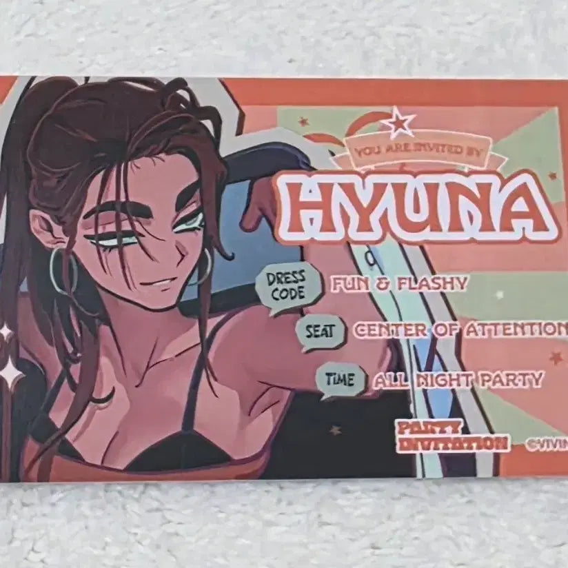 [BUNJANG] A-Stage Hyuna High Teen ID Card / 에이스테 하이틴 id카드 현아
