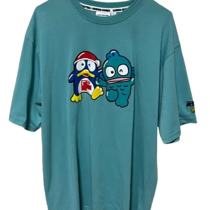 [BUNJANG] Sanrio Hangyodon Don Quijote Collaboration T-Shirt / 산리오 한교동 돈키호테 돈펭 콜라보 티셔츠 지뢰계 서브컬쳐