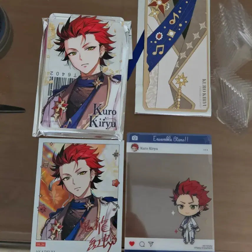 [BUNJANG] Ensemble Stars! 10th Anniversary Pop-up Store Kagehira Mika Bookmarks Acrylic Clear Stand / 앙스타 10주년 팝업 모펀 쿠로 16특 7특 입장 책갈피 아크릴 클리어
