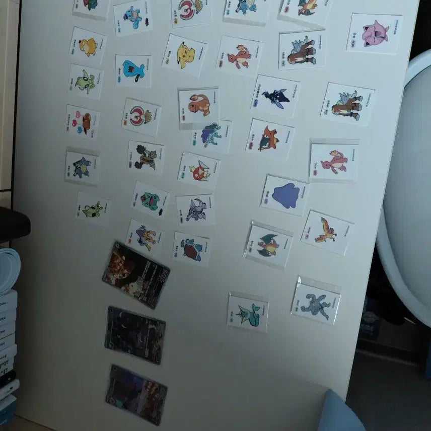 [BUNJANG] Pokemon Stickers and Cards Bundle Set / 포켓몬 띠부실및 카트 일괄 판매