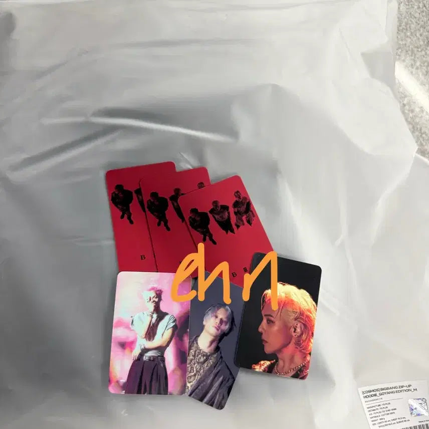 [BUNJANG] BIGBANG Goyang Concert Zip-Up Hoodie (M/L) + Photocard Set / 미개봉 빅뱅 고양콘 후드집업 (M/L)  + 포카 6장
