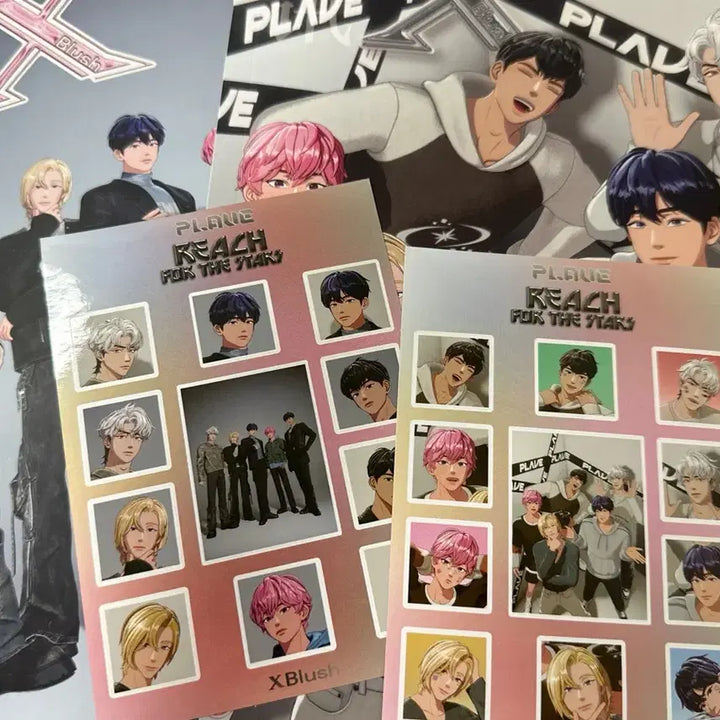 [BUNJANG] P.L.A.Y.B.A.C.K. Chinese Magazine + Stickers / 플레이브 중국 잡지+스티커+엽서