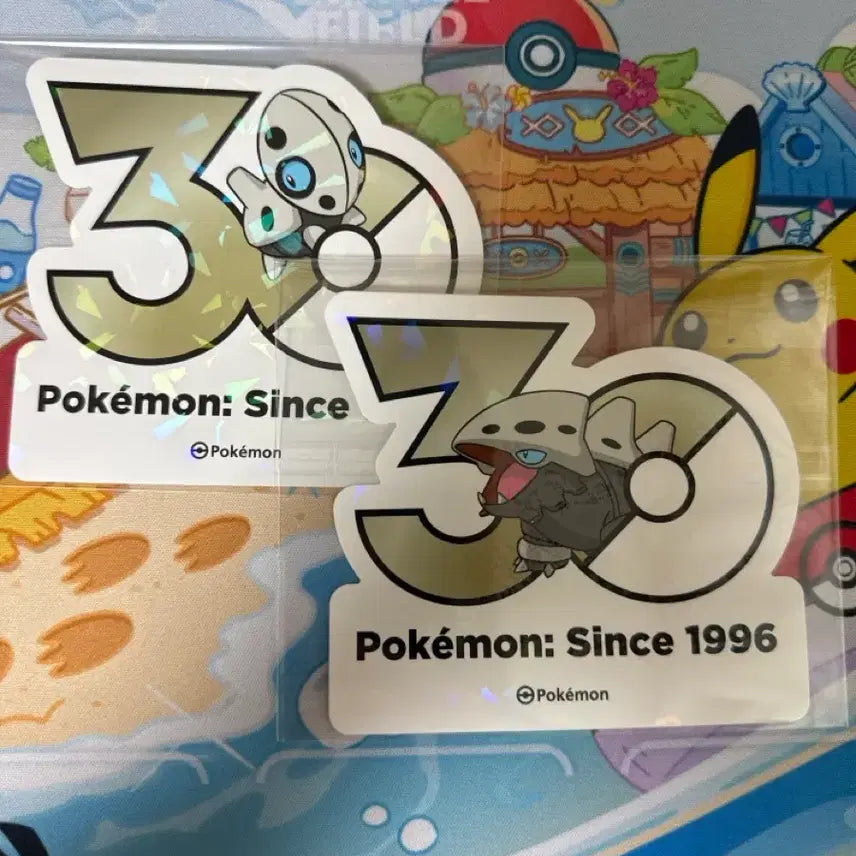 [BUNJANG] Pokemon 30th Anniversary Sticker Bundle - Gabite, Drago / 포켓몬스터 30주년 스티커 - 가보리, 갱도라 일괄