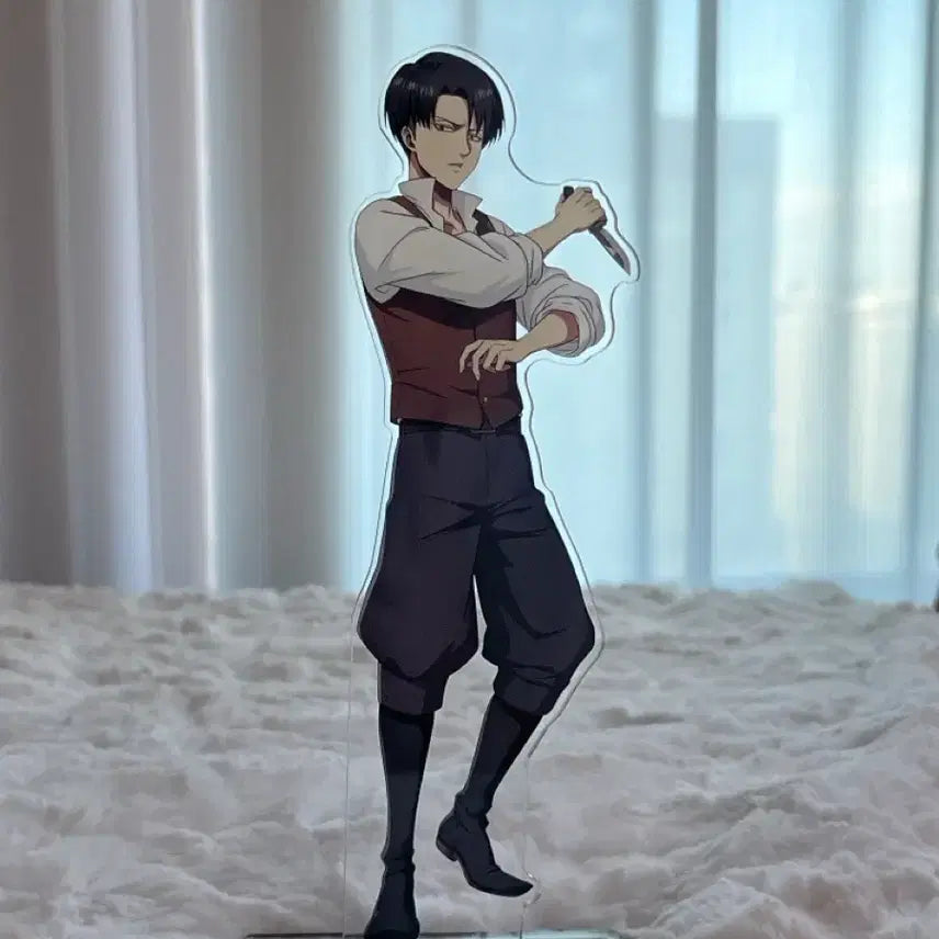 [BUNJANG] Attack on Titan Levi Ackerman Past Ver. Acrylic Stand / 진격의 거인 진격거 리바이 아커만 과거 시절 아크릴 스탠드