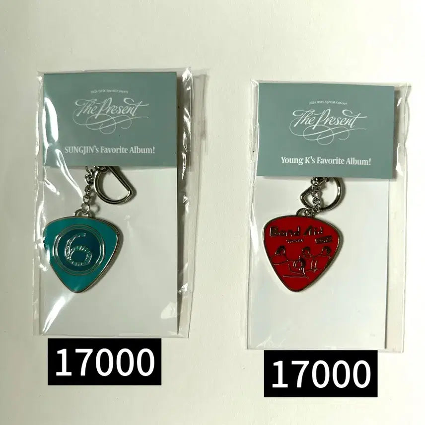 [BUNJANG] DAY6 Sungjin Young K Sealed Metal Pick Keyring / 미개봉 데이식스 메탈 피크 키링 성진 영케이