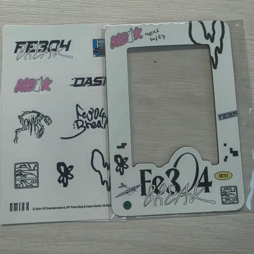 [BUNJANG] NMIXX Fe304:Break Mixx Lab Photo Deco Set / 엔믹스 Fe304:Break 믹스랩 포토 데코 세트