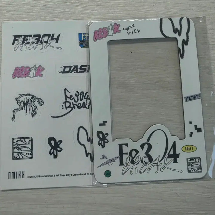 [BUNJANG] NMIXX Fe304:Break Mixx Lab Photo Deco Set / 엔믹스 Fe304:Break 믹스랩 포토 데코 세트