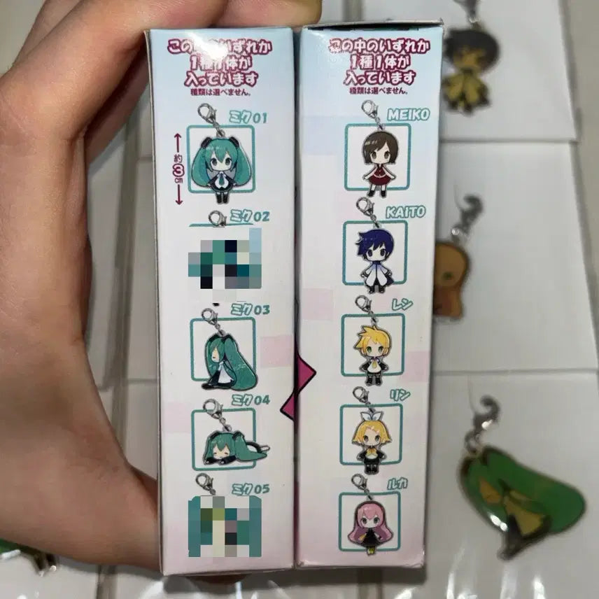 [BUNJANG] Hatsune Miku Metal Charm Collection Set / 하츠네미쿠 메탈 챰 컬렉션 8종 일괄 고전 보컬로이드 굿즈