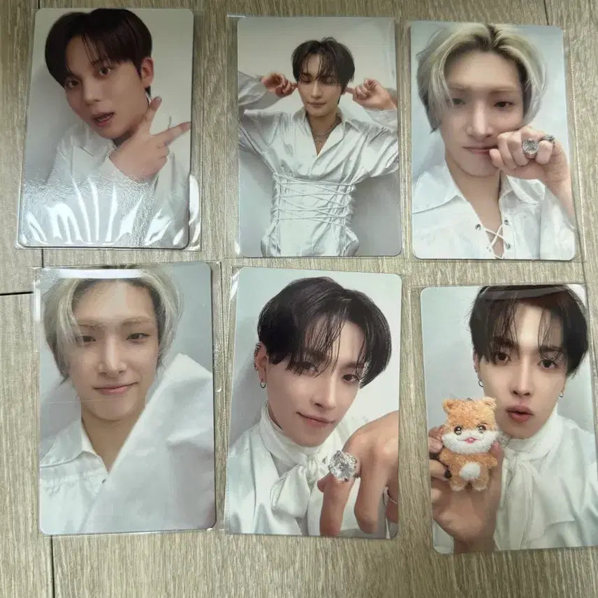 [BUNJANG] ATEEZ Aniteez Pop-up Photocard Bundle Set (Mingi, Seonghwa, Hongjoong, Jongho) / 에이티즈 애니티즈 팝업 포카 일괄 양도 민기 성화 홍중 종호