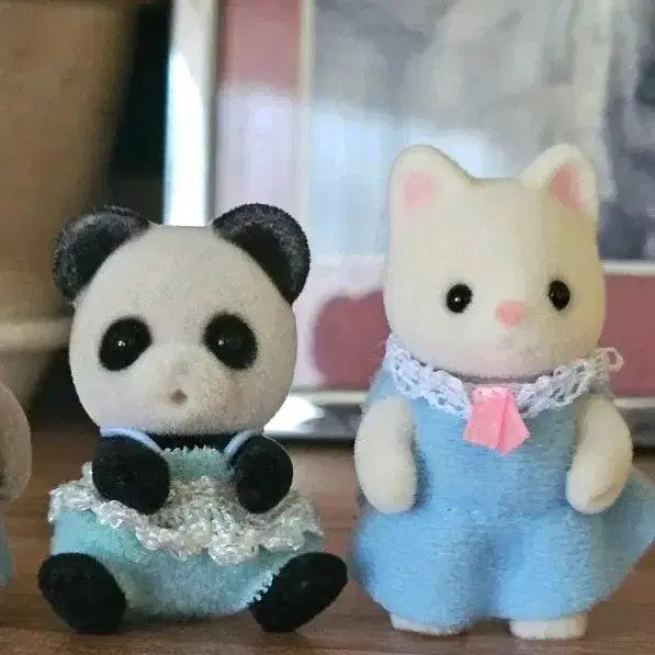 [BUNJANG] Sylvanian Families Silk Cat (Panda Bonus) / 실바니안 실크캣 (판다 덤)