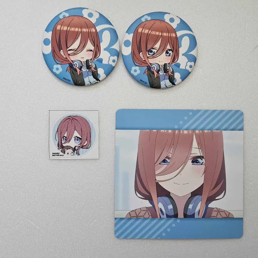 [BUNJANG] The Quintessential Quintuplets Nakano Miku Bundle Set / 5등분의 신부 나카노 미쿠 굿즈 일괄 판매