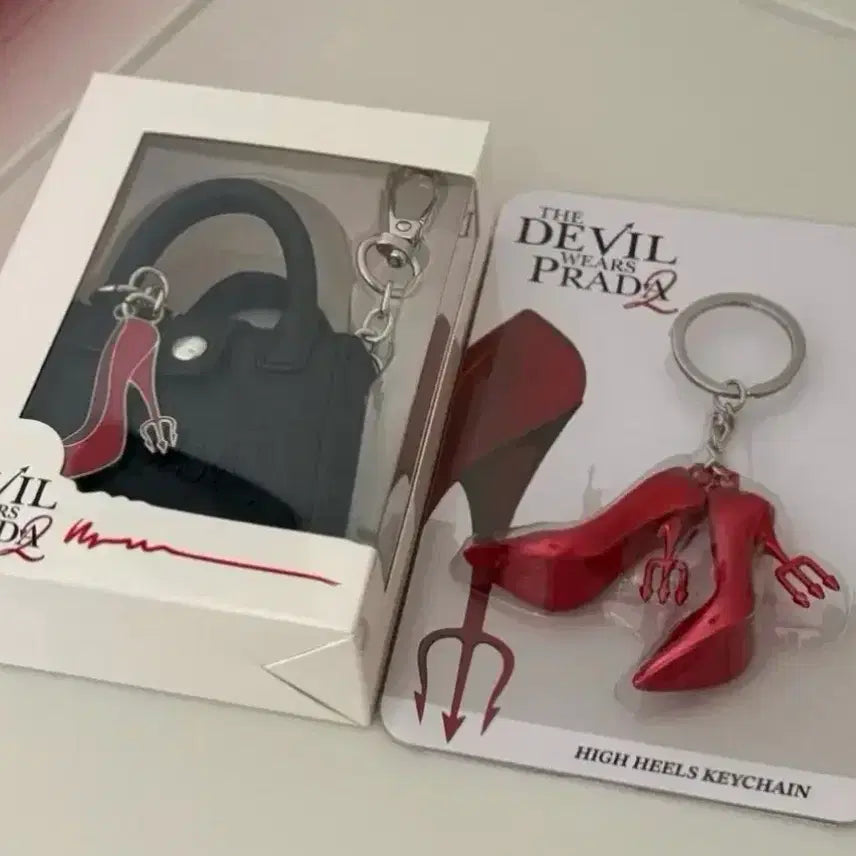[BUNJANG] The Devil Wears Prada Bundle Set Keyring / 일괄] 악마는 프라다를 입는다 가방 구두 cgv 롯데시네마 키링 특전