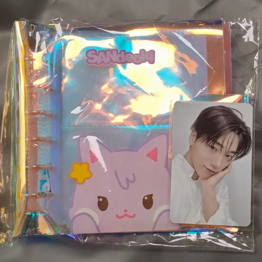 [BUNJANG] ATEEZ Choi San ANITEEZ Deja Vu Pop-up Photocard Binder / 최산 미개봉) ATEEZ 에이티즈 애니티즈 ANITEEZ IN Deja Vu pop up 포토카드 바인더 양도