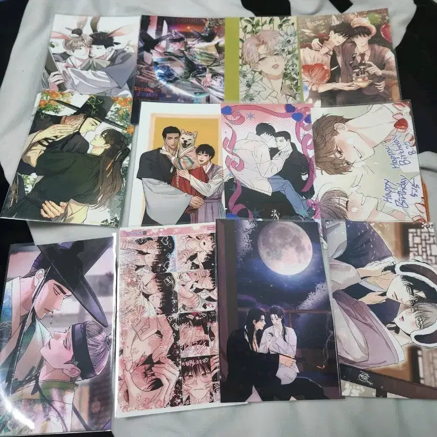 [BUNJANG] Woori Alpha Trauma BL Illustration Postcard Set (20 pcs) / 월요일의 구원자  알파트라우마 외  BL 일러스트 프박사진 20종 일괄