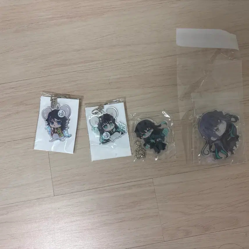 [BUNJANG] Demon Slayer Muichiro Tokito Goods Set + Giyu Tomioka Keychain / 귀멸의칼날 무이치로 굿즈세트+토미오카 기유 키링