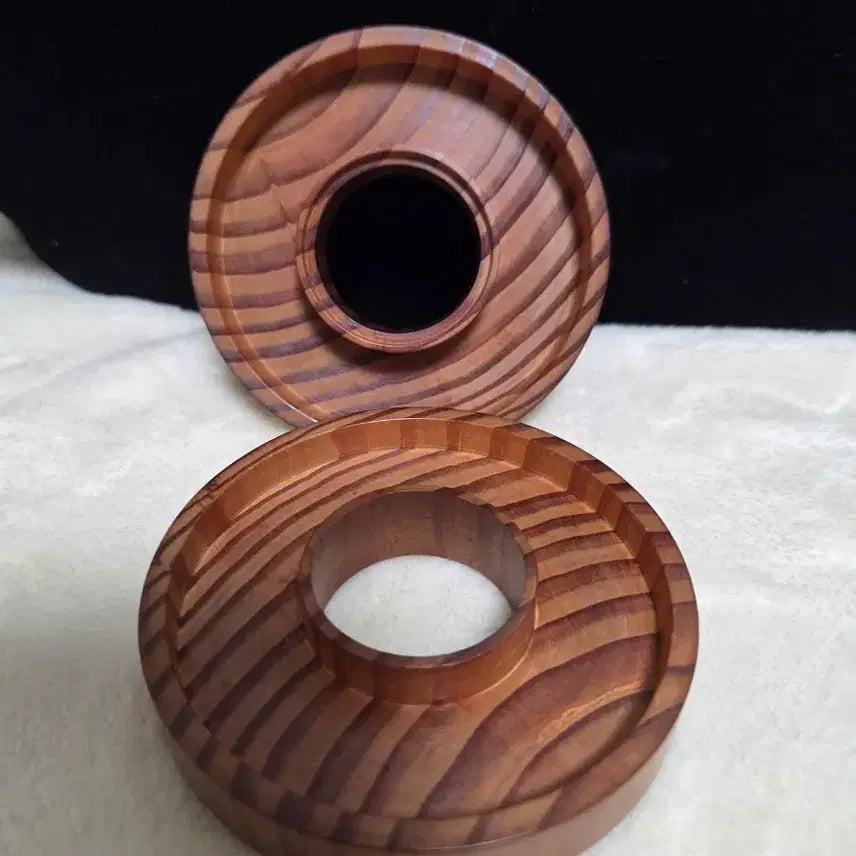 [BUNJANG] Set of 2 Japanese Wooden Tea Trays / 일본  나무 차탁2점