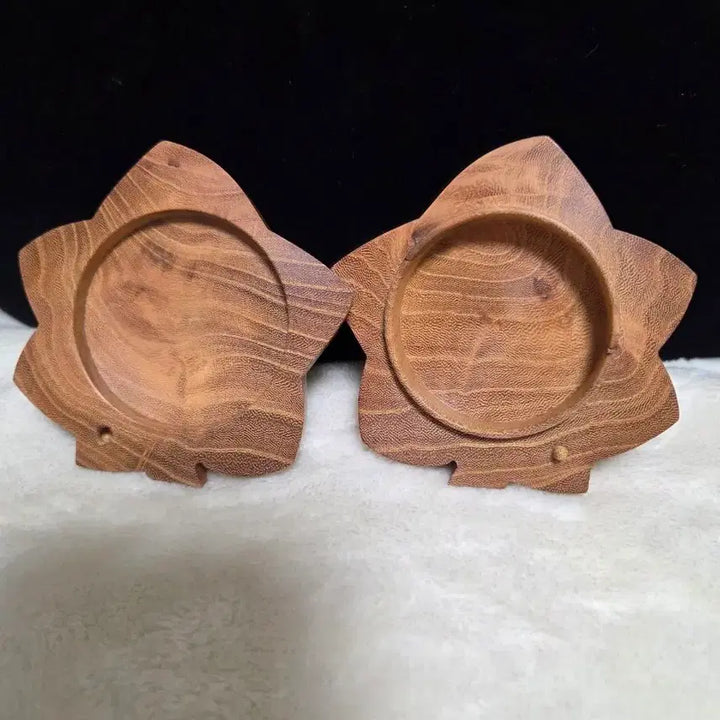 [BUNJANG] Japanese Maple Leaf Wooden Incense Box / 일본   단풍잎나무 향합